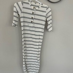 Lou Lou and company newborn knitted gown EUC